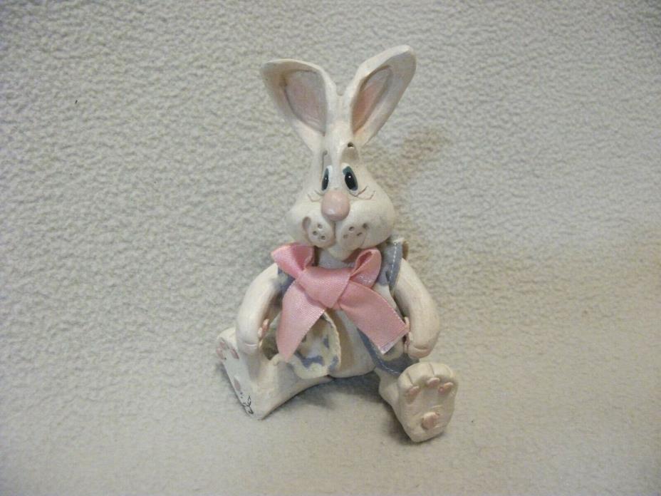 Russ Berrie- Jointed Bunny Rabbit Figurine By Kelly