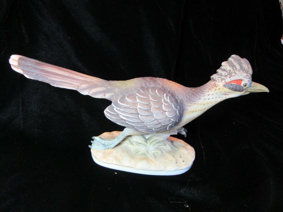 Vintage Lefton Road Runner Bird Figurine KW 3209 - Hand Painted