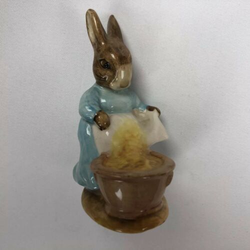 Beatrix Potter Figurine Cecily Parsley Bunny Beswick England 1965