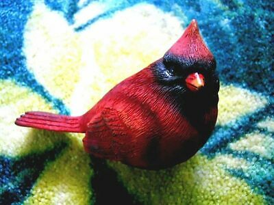 Small Resin Cardinal Bird Figurine