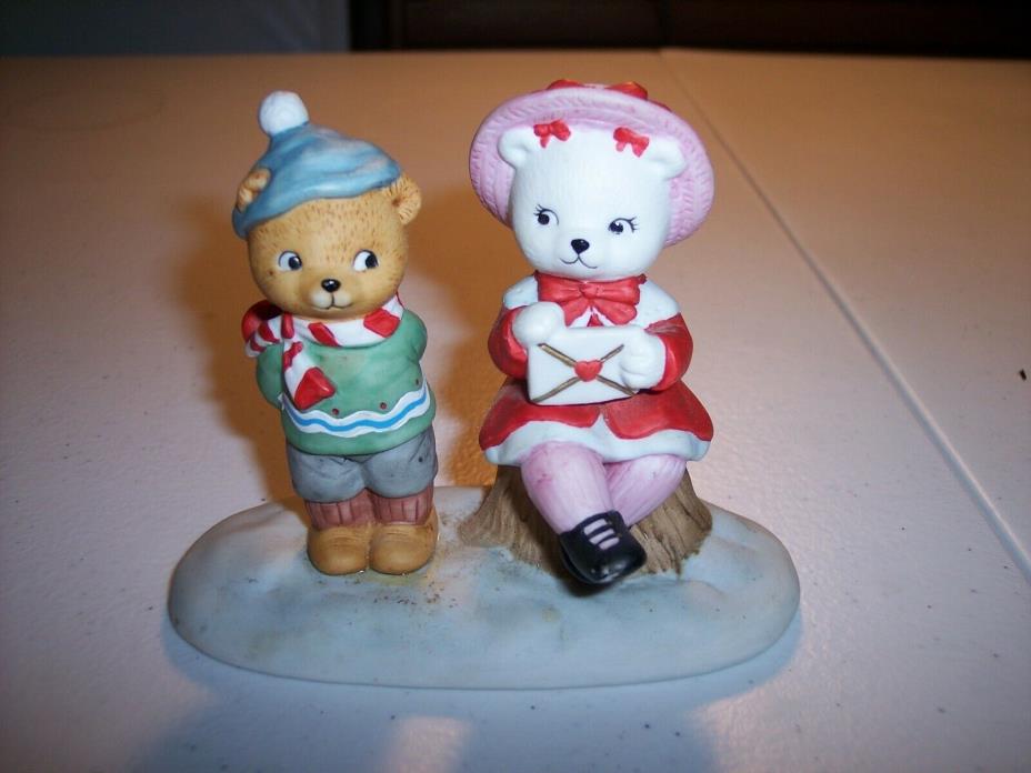Bronson ~ FEBRUARY VALENTINE'S ~ Calendar Teddy Bear Figurine  4 In Long