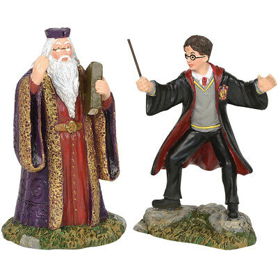 NEW Department 56 Harry Potter And Headmaster 3 Inch Stone Resin Wizard Figures