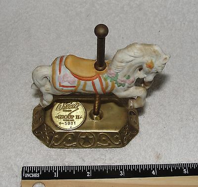 WILLIT'S DESIGNS GROUP II-LIMITED EDITION CAROUSEL HORSE, numbered-4 3/4