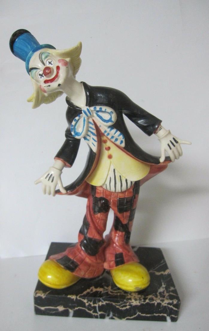 Funny Clown on Marble Base