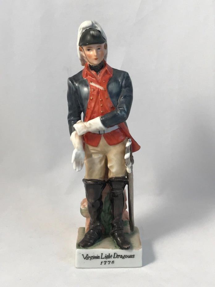 Andrea by Sadek Virginia Light Dragoons 1776 Porcelain Figurine Soldier