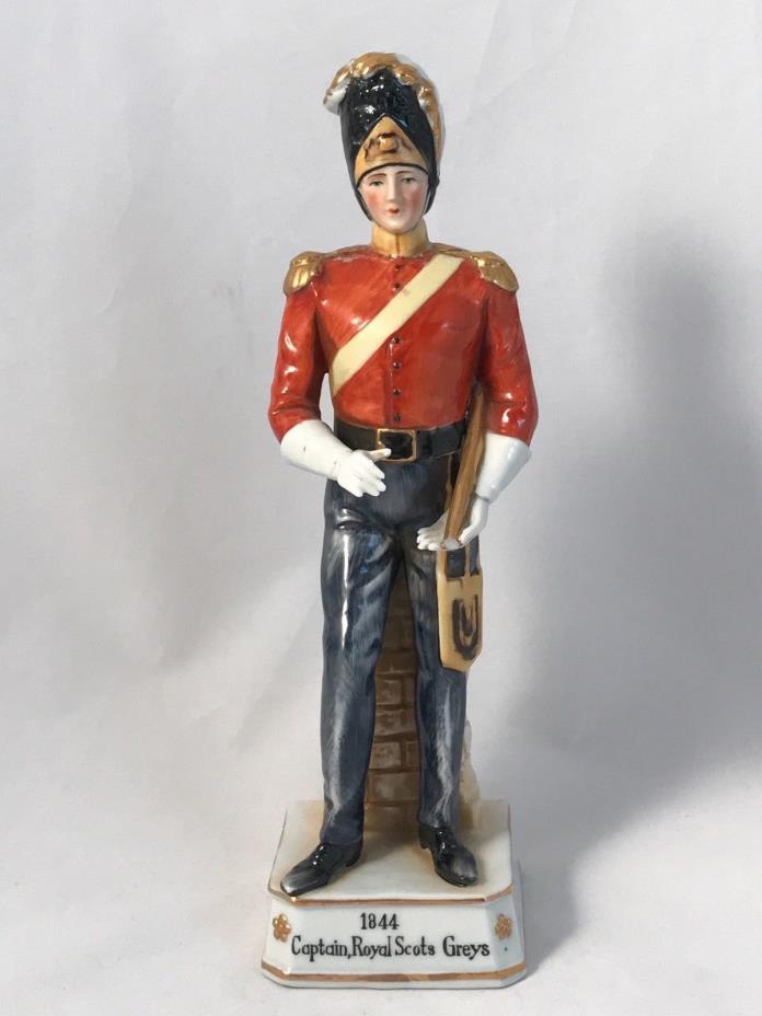 Schmid Bros 1844 Captain, Royal Scots Greys Porcelain Figurine Soldier