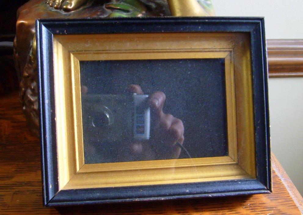 Vintage Miniature Wooden Shadow Box Frame 5-7/8