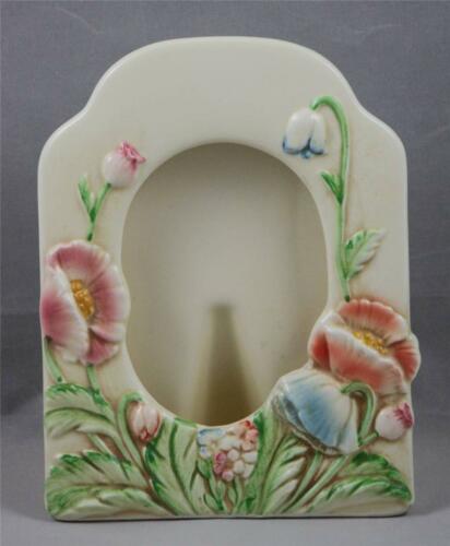 Porcelain Flower Photo Frame Satin Matte Finish Home Decor