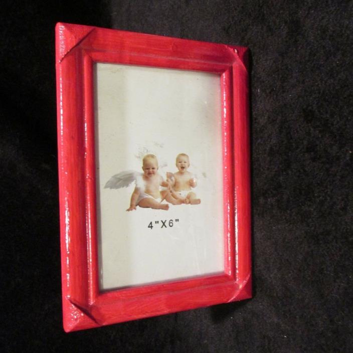 4 x 6 Red Picture Frame Vertical or Horizontal