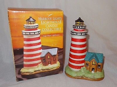 Cape Hope Lighthouse Harbor Lights Great American Figurine Votive Candle Holder