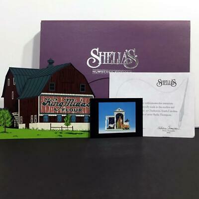 Shelia's BAR06p KING MIDAS BARN signed AP #18/130 Wood Miniature Replica NEW