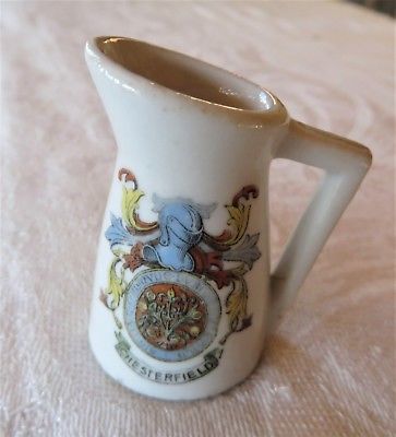 Vintage Miniature Chesterfield Pitcher Crest 2