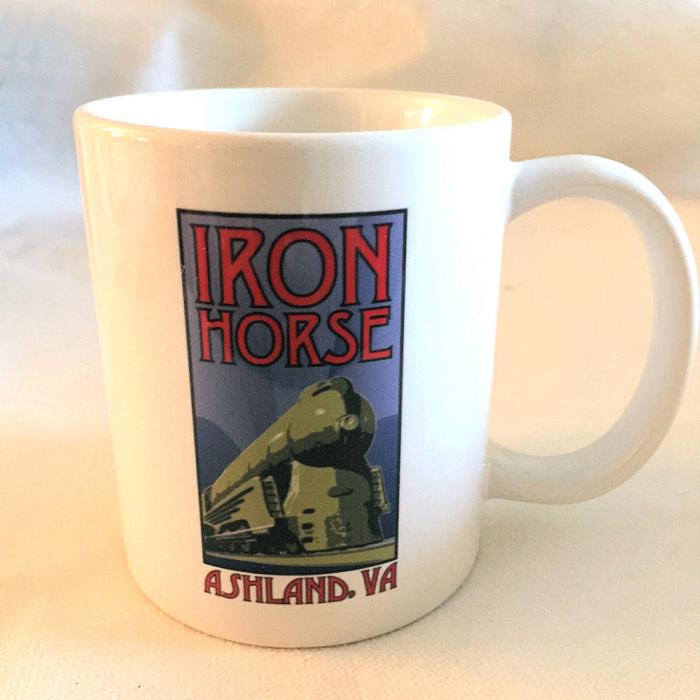 Iron Horse Ashland Mug Coffee Cup All Aboard 'Board Rare Excellent