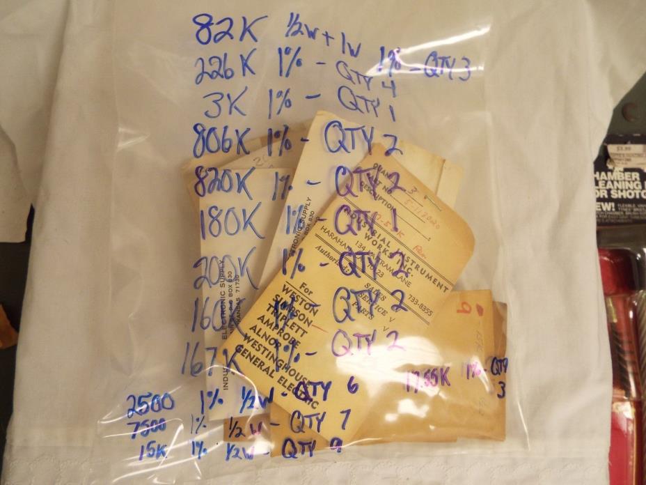 Lot of Wirewound Resistors (82k, 226k, 3k, ***See Item Description***)