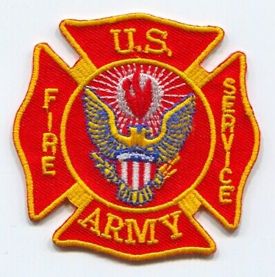 US Army Fire Service Military Patch No State Affiliation