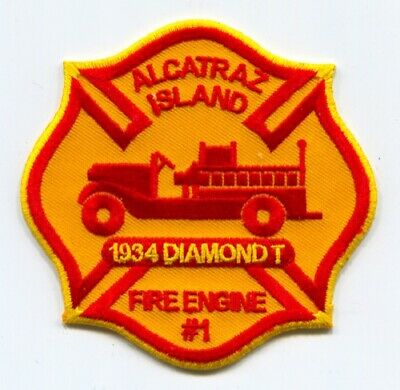 Alcatraz Island Fire Department Engine 1 Patch California CA