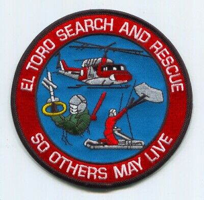 Marine Corps Air Station MCAS El Toro Search and Rescue SAR Patch California CA