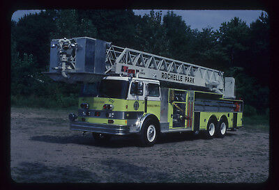 Rochelle Park NJ 1982 Duplex/LTI Tower Fire Apparatus Slide