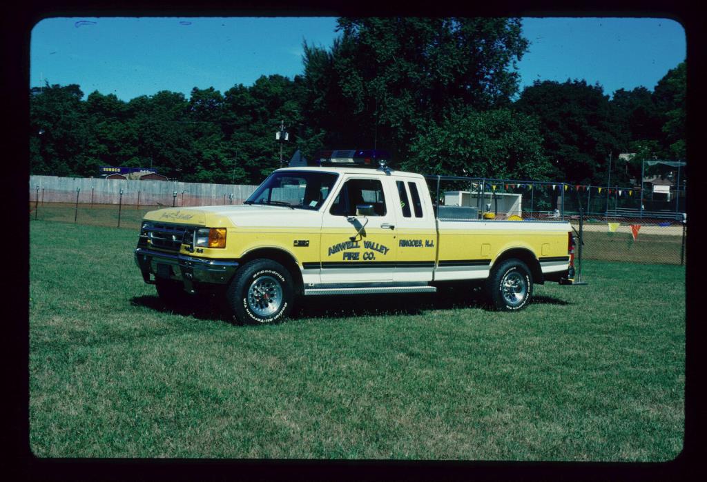 Ringoes NJ Amwell Valley FC 1989 Ford F Brush Truck Fire Apparatus Slide