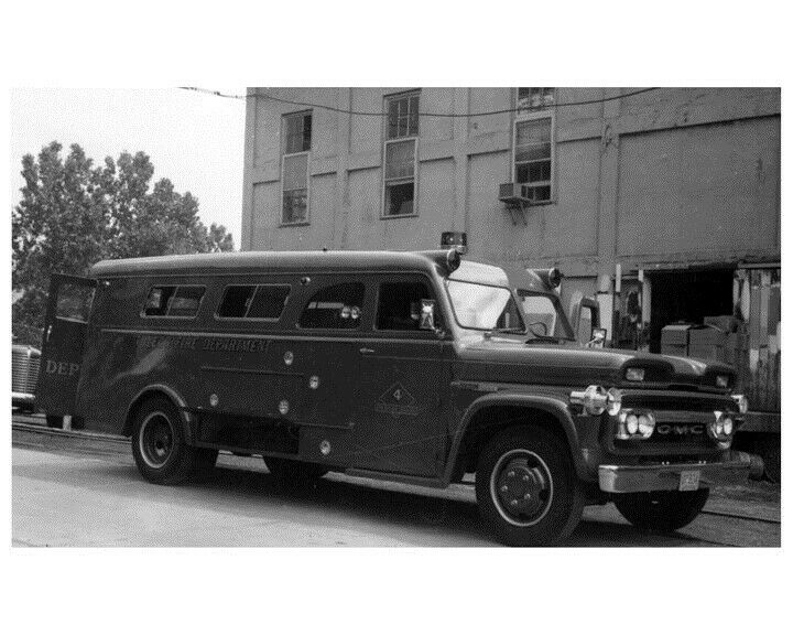 1960 GMC Gerstenslager Fire Truck Photo Poster Toledo Ohio zca4992