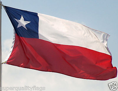 NEW 3x5 ft CHILE CHILEAN FLAG WITH BRASS GROMMETS better quality usa seller