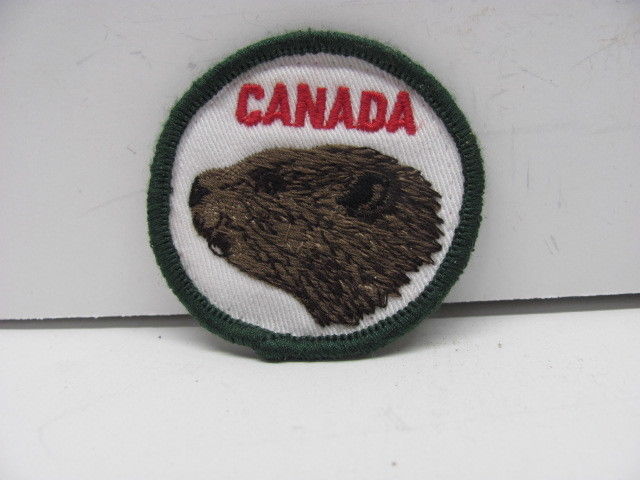 Embroidered Canada Beaver Patch