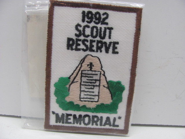 Embroidered 1992 Scouts Reserve Memorial Patch