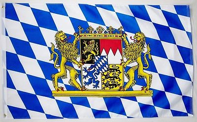 Bavaria Country Flag 3' X 5' Premium Outdoor International Banner 