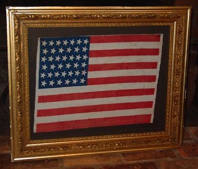 Old Maine Estate 1889 US Flag 39 Star Parade Flag