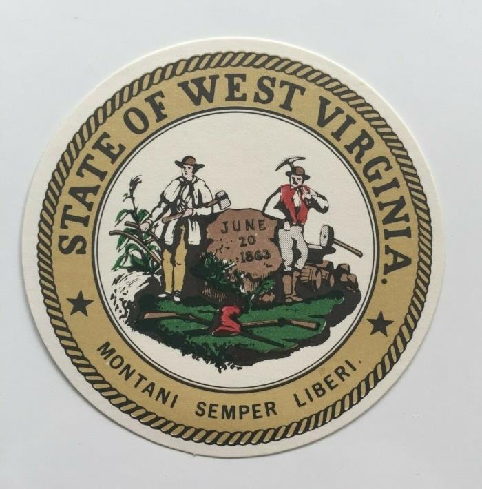 State of West Virginia State Seal 3