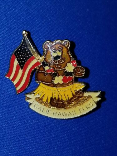 Elks Club BPOE Collectible Lapel Pin - California Hawaii Elks