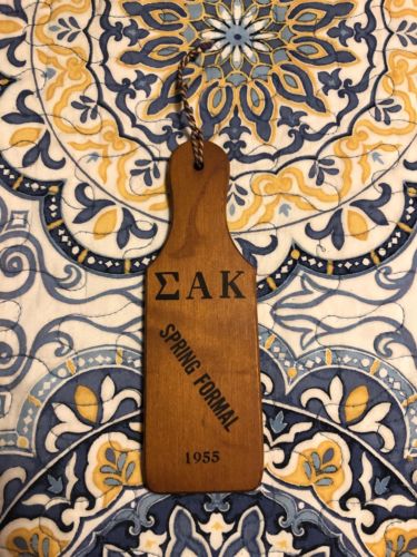 Lambda Kappa Sigma Loyola NOLA 1955 Spring Formal Mini Paddle