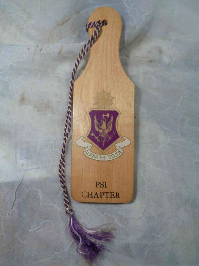 Vintage 1960 DINNER DANCE College Sorority Paddle Spanking ALPHA PHI DELTA PSI