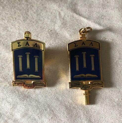 Vintage Sigma Alpha Lambda Honor Society Lapel and Pendant