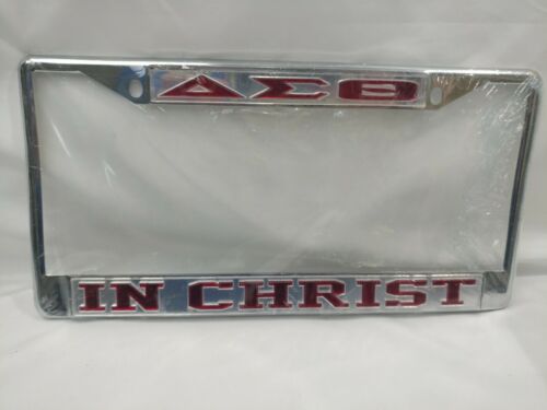 Delta Sigma Theta car license plate frame