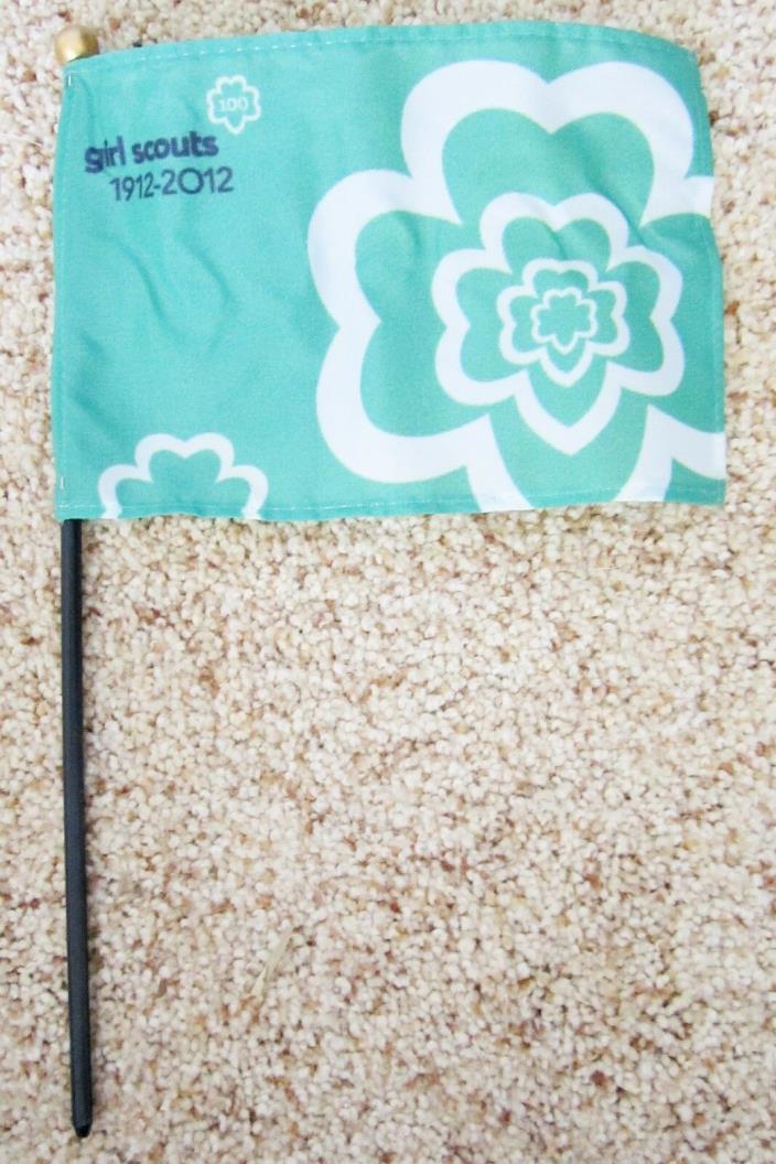 NEW Girl Scout 100 ANNIVERSARY STICK FLAG Parade Desk Decoration  4