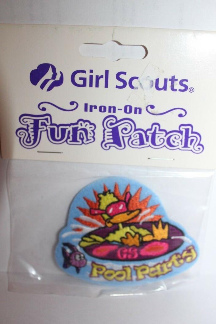 Girl Scouts Fun Patch Badge - Pool Party