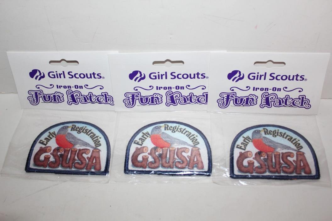 Girl Scouts Patches Badges (3) - Spring Early Bird Registration