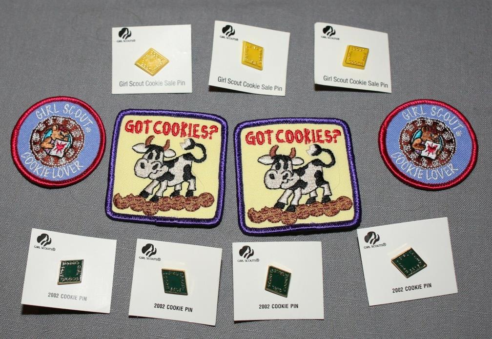 Girl Scout Cookie Collectible Annual Cookie Activity Pins and Patches
