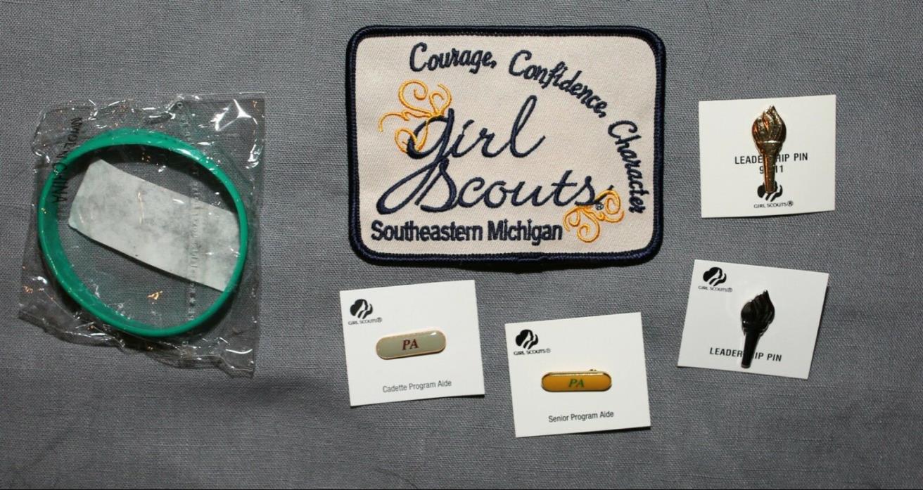 Girl Scout Leadership Award Program Aide Pins Southeastern Council Patch