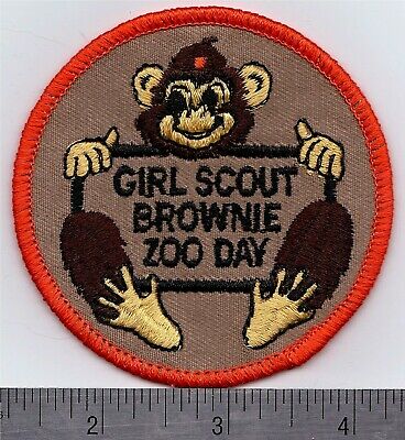 Girl Scout Brownie Zoo Day Patch