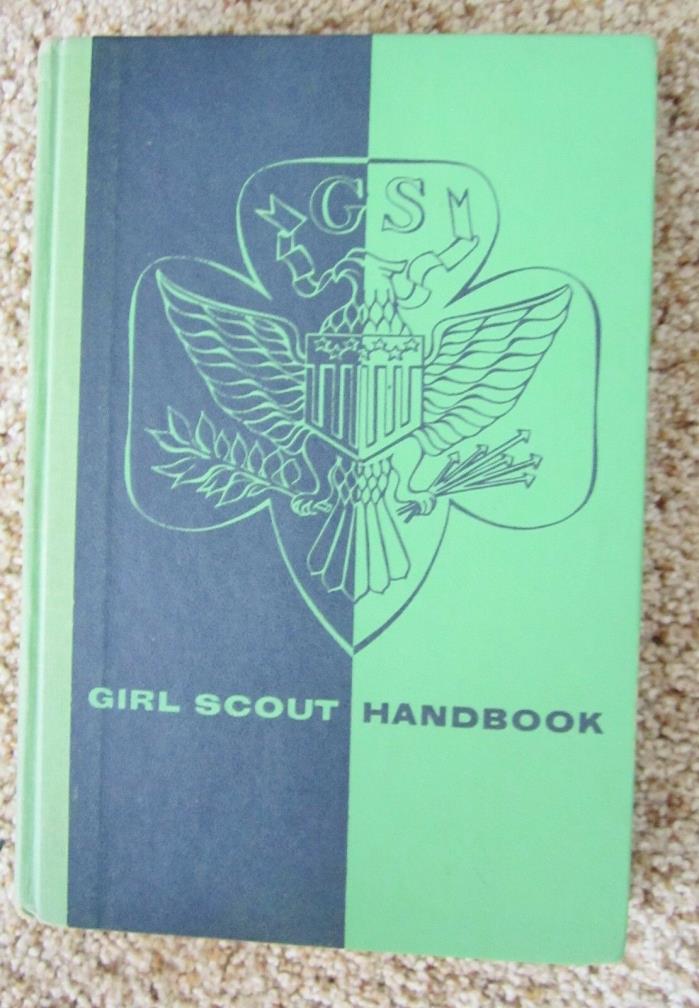 Vintage Junior Girl Scout Handbook 1952-Hard Cover