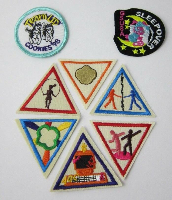 Vintage Lot of Girl Scout Badges Patches