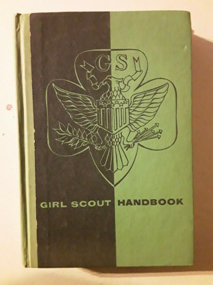 GIRL SCOUT HANDBOOK 1954 INTERMEDIATE PROGRAM G. S. A. Illustrated Hardcover
