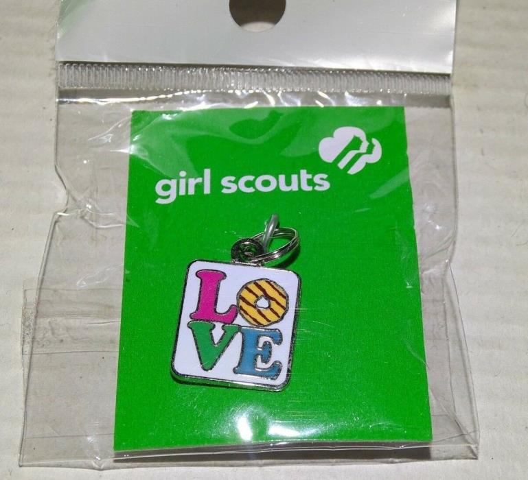 Girl Scout Scouts Samoas Cookie Stacked Love Charm New .5
