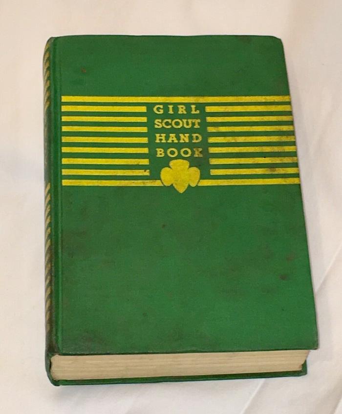 GIRL SCOUT HANDBOOK Intermediate Program 1946 -  9th print book  Hardcover