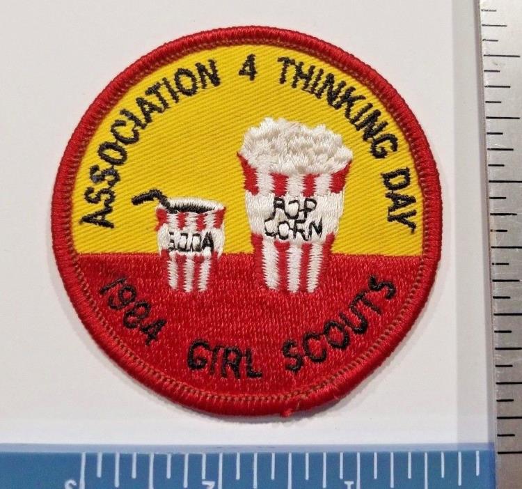 VINTAGE 1964 Association 4 Thinking Day Girl Scouts Patch