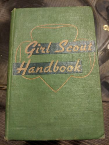 1951 Girl Scouts Handbook Antique Book
