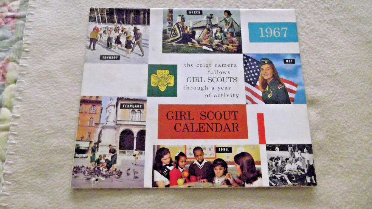 VINTAGE GIRL SCOUT CALENDAR