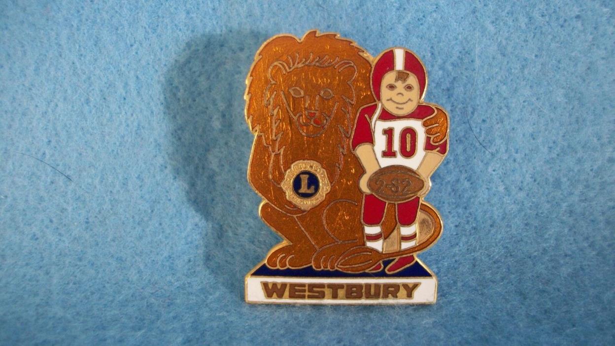 LIONS CLUB PIN WESTBURY 10, 2-S2 with Gift Box